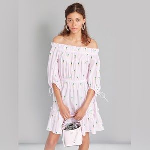 Kate Spade Pink Pineapple Dress sz M